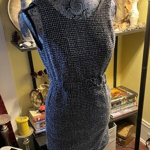 Banana Republic Black and White Mini Dress